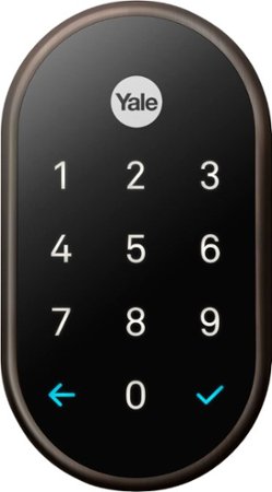Nest x Yale - Smart Lock Wi-Fi Replacement Deadbolt with App/Keypad/Voice assistant Access - Oil Rubbed Bronze