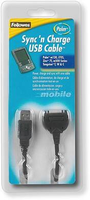 Front Standard. Fellowes - USB Sync 'n' Charge Cable for Palm PDAs.
