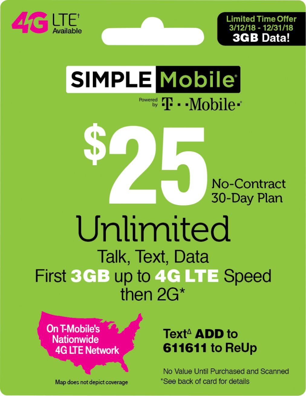 Best Buy: Simple Mobile $25 Prepaid Phone Card SIMPLE ...
