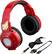 Angle. iHome - Marvel Avengers Wireless Over-the-Ear Headphones - Red.