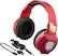 Left. iHome - Marvel Avengers Wireless Over-the-Ear Headphones - Red.