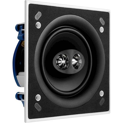 Angle View: KEF - Ci-C Series 6-1/2" In-Ceiling Speaker (Each) - White