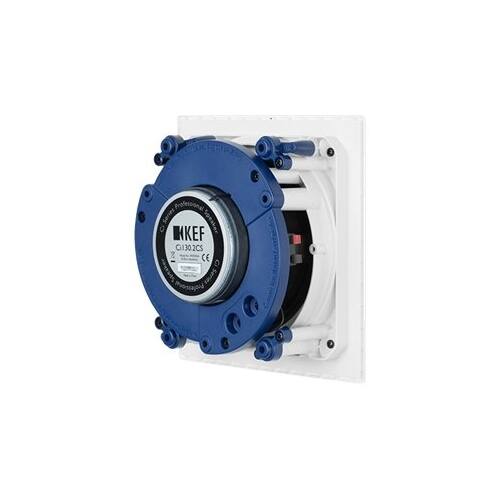 Back. KEF - Passive 2-Way In-Wall Speaker (Each) - White.