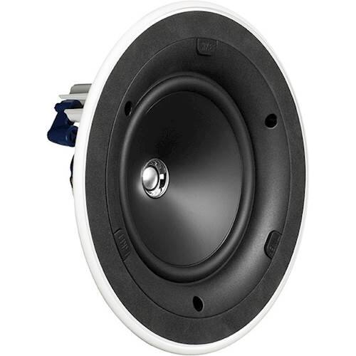 Angle. KEF - Ci-E Series 6-1/2" In-Ceiling Speaker (Pair) - White.