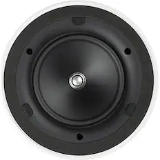Front. KEF - Ci-E Series 6-1/2" In-Ceiling Speaker (Pair) - White.