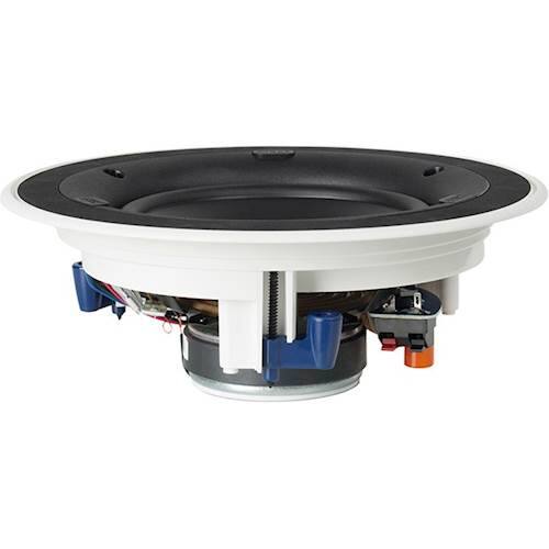 Alt View 15. KEF - Ci-E Series 6-1/2" In-Ceiling Speaker (Pair) - White.