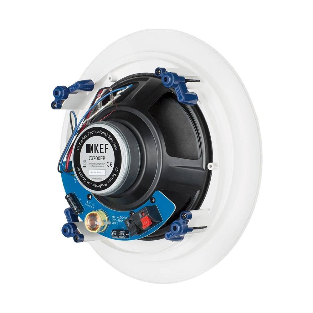 Alt View 15. KEF - Ci-E Series 8" In-Ceiling Speakers (Pair) - White.