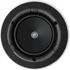 Front. KEF - Ci-C Series 5-1/4" In-Ceiling Speaker (Each) - White.