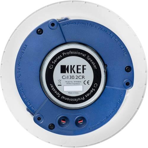 Alt View 16. KEF - Ci-C Series 5-1/4" In-Ceiling Speaker (Each) - White.