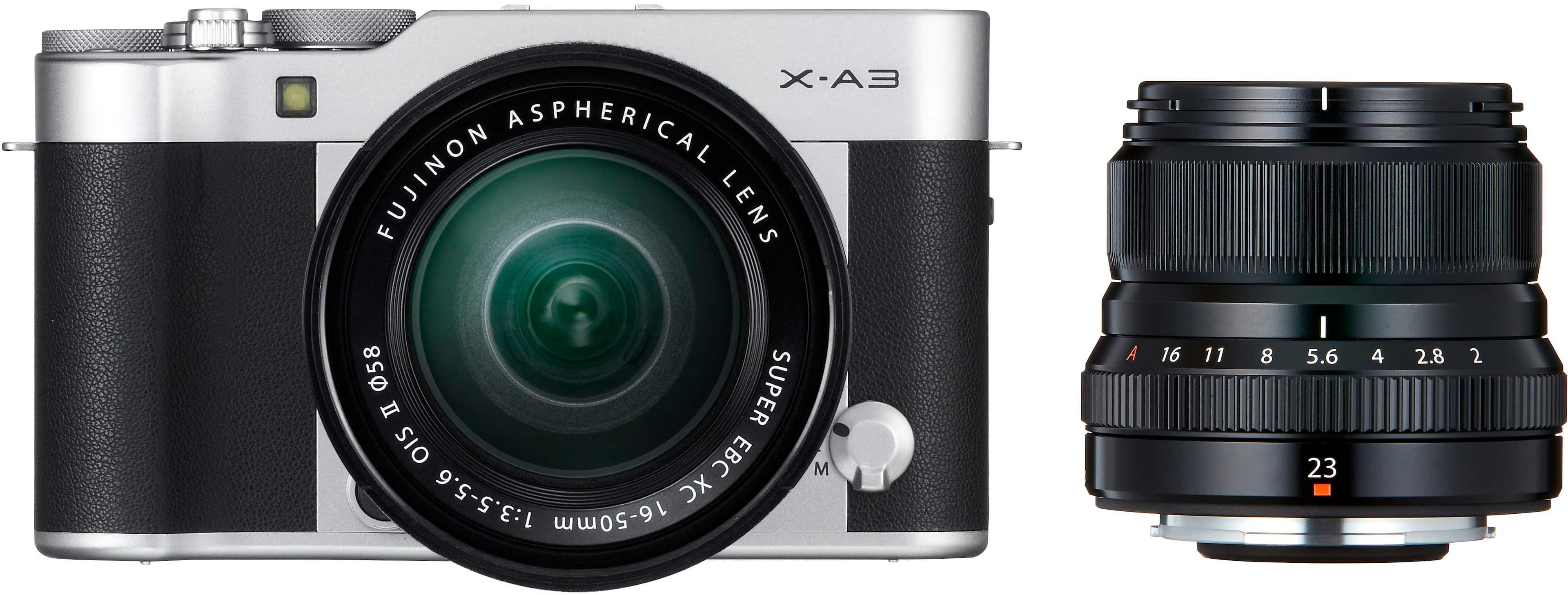 Best Buy Fujifilm X Series XA3 Mirrorless Camera with FUJINON XC 16