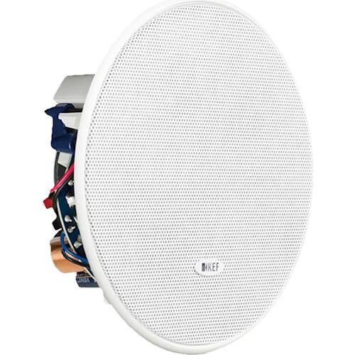 Alt View 12. KEF - Ci-E Series 5-1/4" In-Ceiling Speaker (Each) - White.