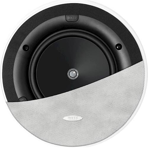 Alt View 11. KEF - Ci-C Series 6-1/2" In-Ceiling Speaker (Each) - White.