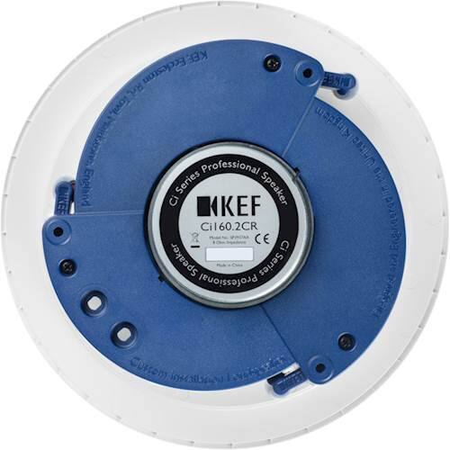 Alt View 16. KEF - Ci-C Series 6-1/2" In-Ceiling Speaker (Each) - White.