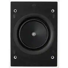 Front. KEF - Ci-C Series 6-1/2" In-Wall Speaker (Each) - White.