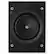 Front. KEF - Ci-C Series 6-1/2" In-Wall Speaker (Each) - White.