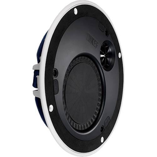 Angle. KEF - Ci-T Series 4-1/2" In-Ceiling Speaker (Each) - White.