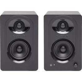 Samson - MediaOne 3" 10W 2-Way Powered Studio Monitors (Pair) - Black