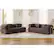 Left. KERDOM - Upholstered L Shaped Modular Sofa Bed with Chaise, Corduroy Folding Floor Convertible Sofa Couch Bed for Living Room - Coffee.