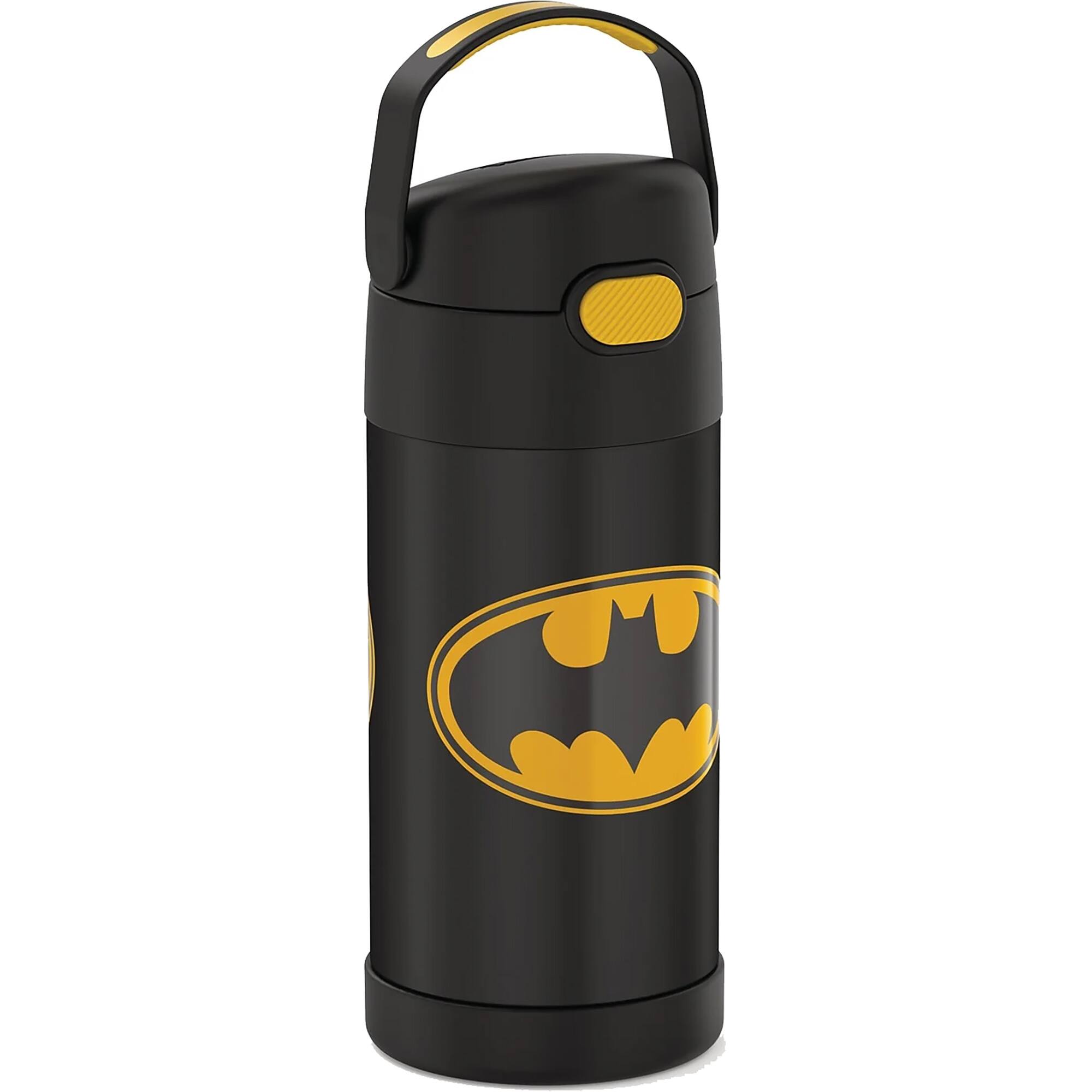 Alt View 1. Thermos - Thermos 12 oz. Kid's Funtainer Insulated Water Bottle - Batman - Batman.