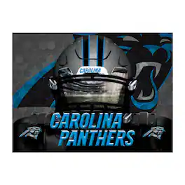 Sporticulture - Carolina Panthers 18" x 24" 3D Facemask Puzzle - Multicolor