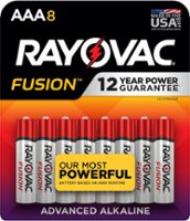 Rayovac Fusion AAA Batteries (8 Pack), Triple A Alkaline Batteries - Front_Zoom