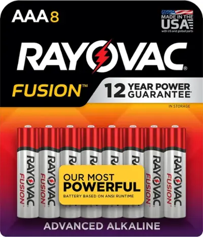 Rayovac Fusion Alkaline AAA Batteries - For Multipurpose - AAA - 16 / Pack