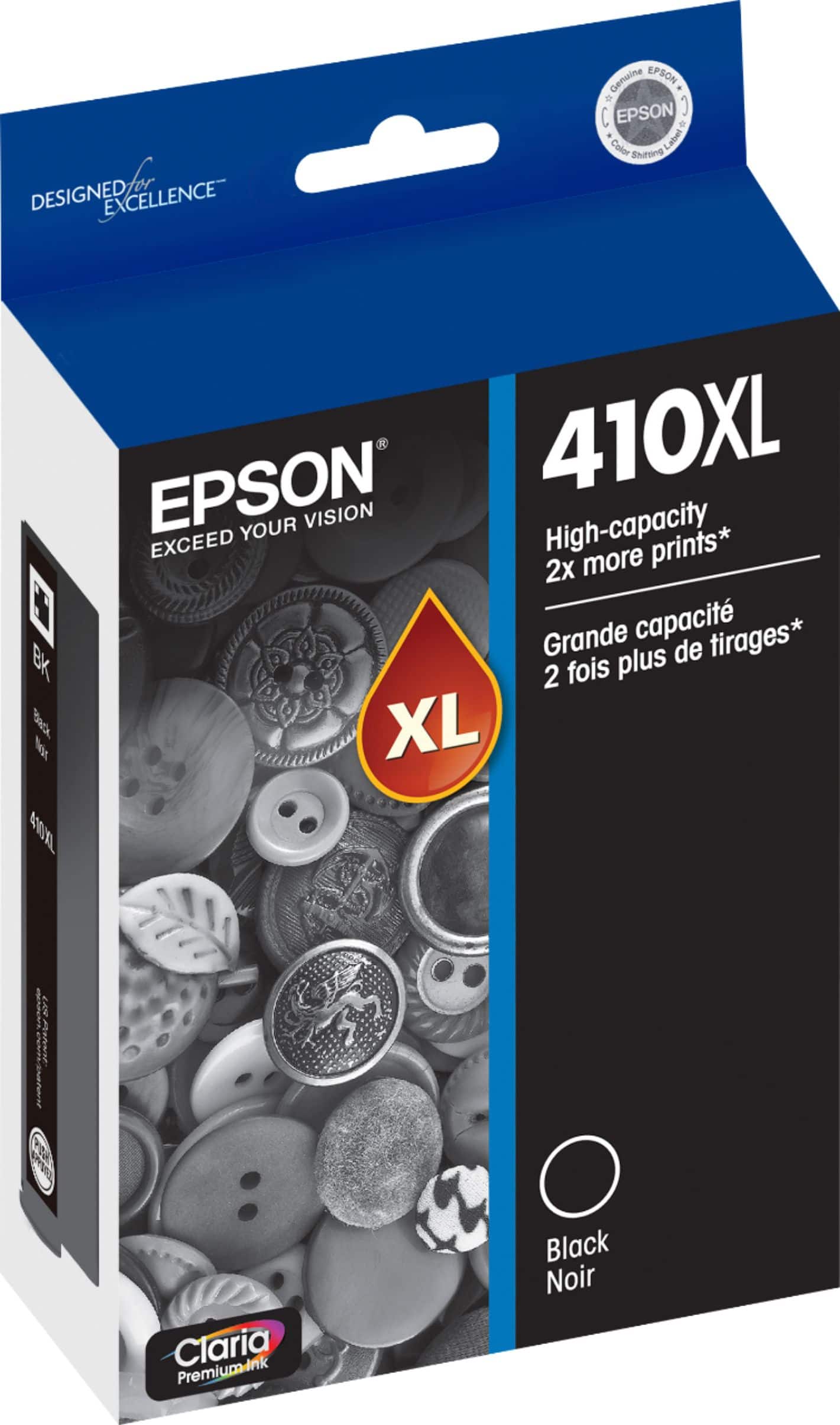 Alt View 11. Epson - 410XL High-Yield Ink Cartridge - Black.