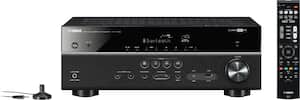 Yamaha - 400W 5.1-Ch. 4K HDR Compatible A/V Home Theater Receiver - Black - Front_Zoom