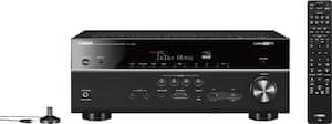 Yamaha - 630W 7.2-Ch. 4K Ultra HD A/V Home Theater Receiver - Black - Front_Zoom