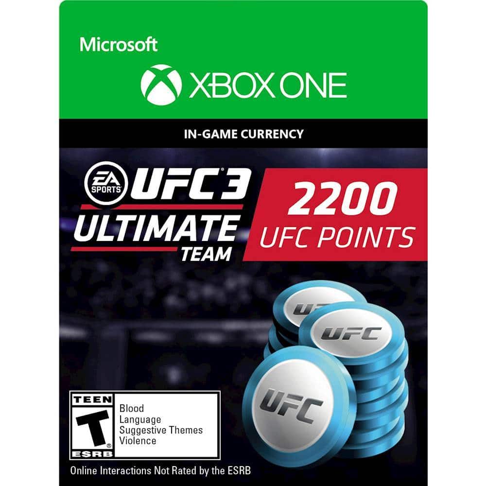 Front. Electronic Arts - 2,200 UFC 3 Points.