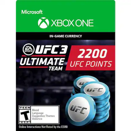 Front. Electronic Arts - 2,200 UFC 3 Points.