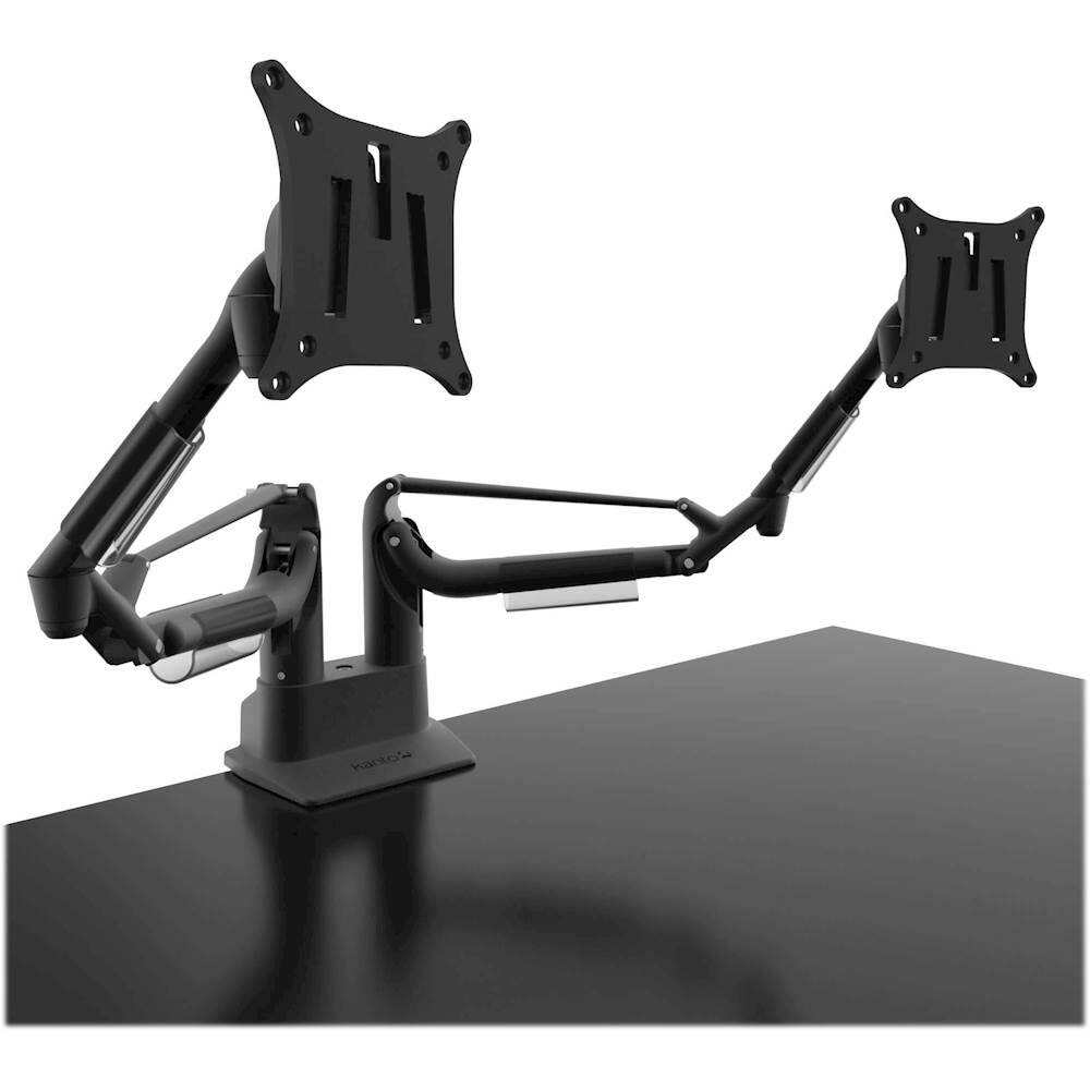 Alt View 11. Kanto - DMS Series Dual-Arm Desktop Monitor Mount - Black.