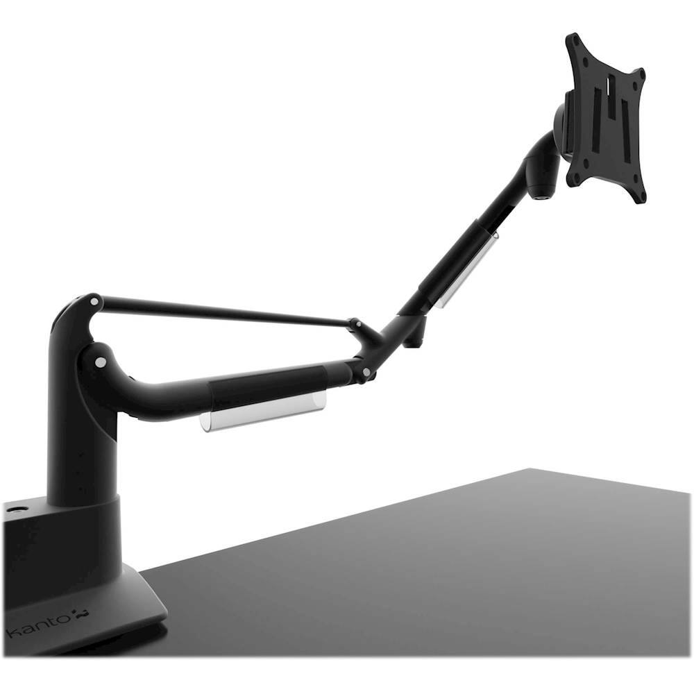 Alt View 14. Kanto - DMS Series Dual-Arm Desktop Monitor Mount - Black.