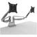 Alt View 11. Kanto - DMS Series Dual-Arm Desktop Monitor Mount - Silver.
