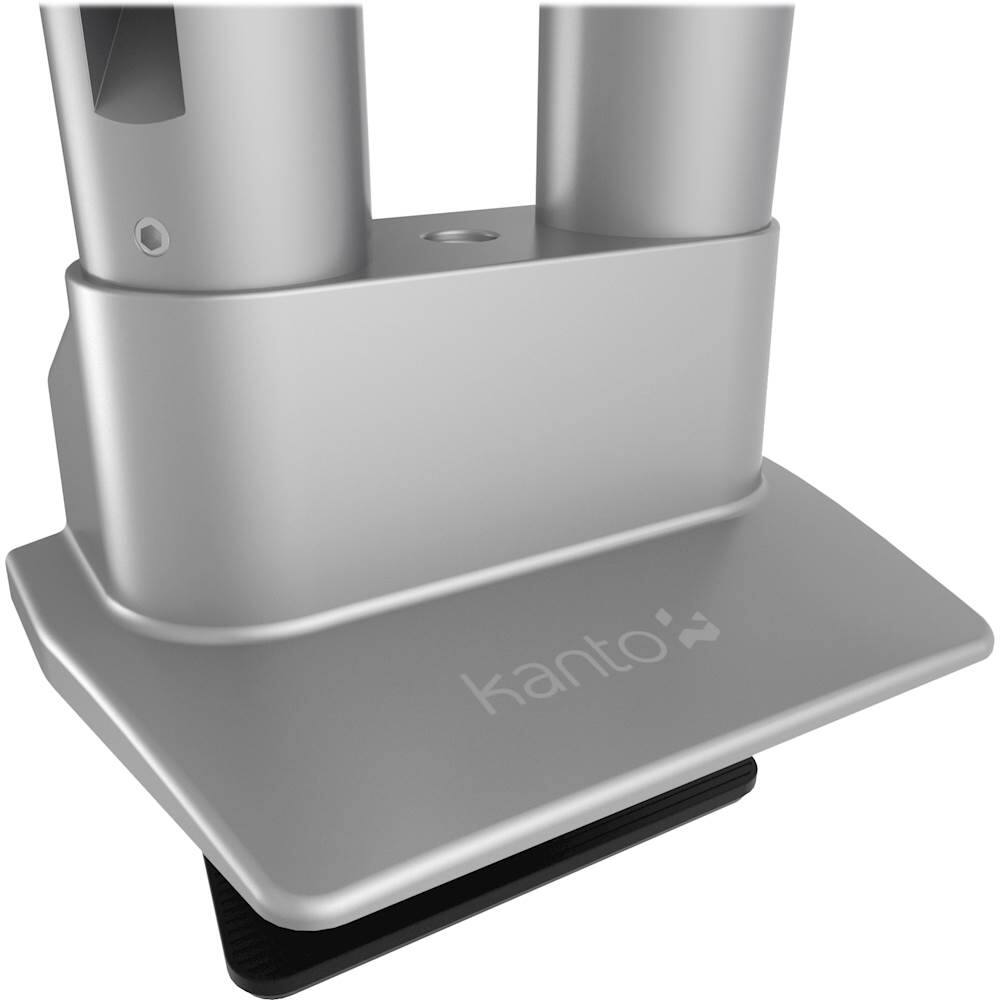 Alt View 12. Kanto - DMS Series Dual-Arm Desktop Monitor Mount - Silver.