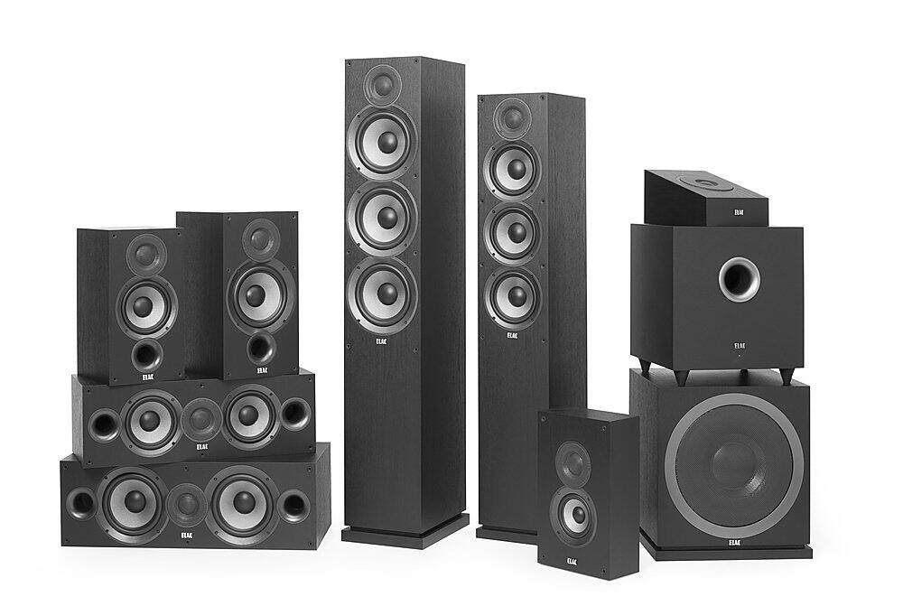 Alt View 17. ELAC - Debut 2.0 6.5" 2-Way Bookshelf Speakers (Pair) - Black Ash.