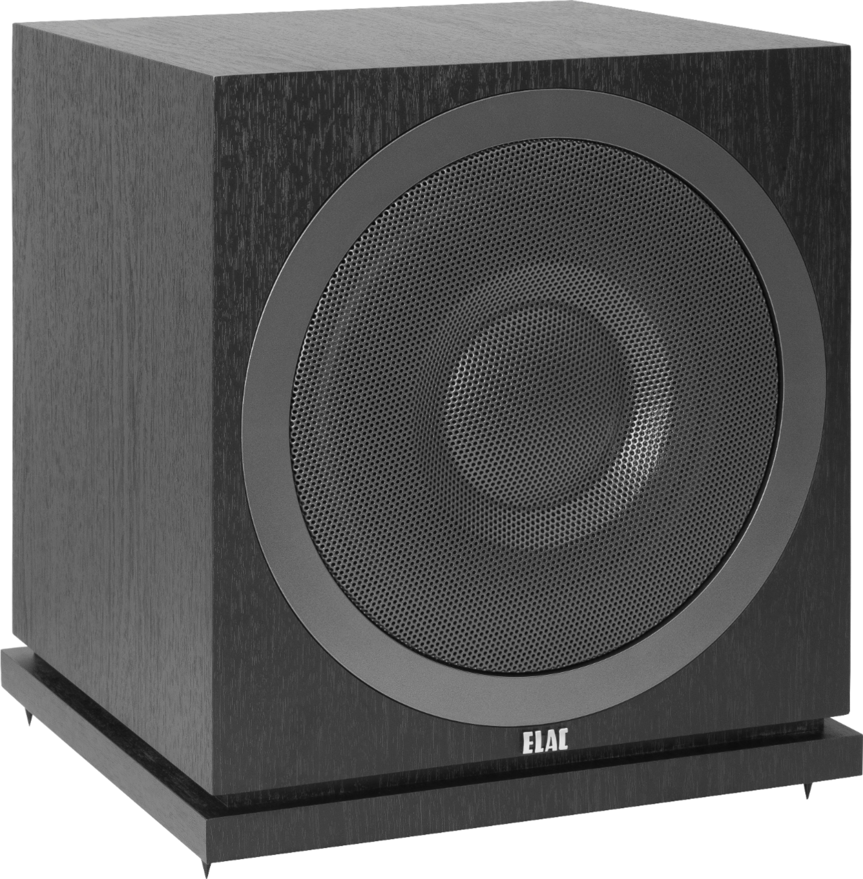 Angle View: ELAC - 3000 Series 10" 200W Powered Subwoofer (Each) - Black