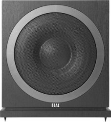 ELAC - 3000 Series 10" 200W Powered Subwoofer (Each) - Black - Front_Zoom