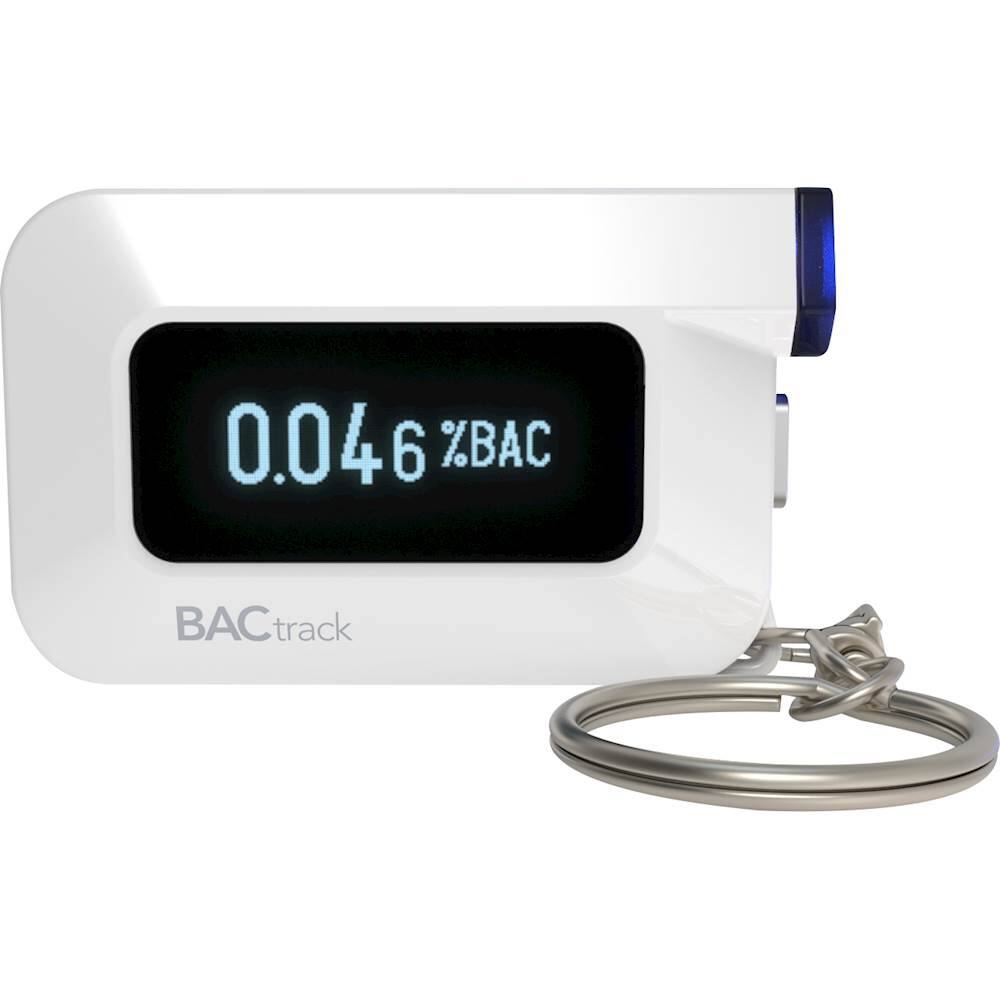 Alt View 11. BACtrack - C6 Keychain Breathalyzer - White.