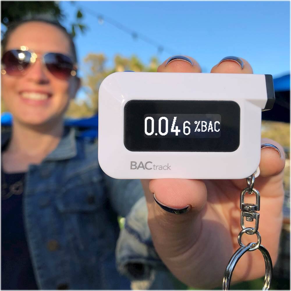 Alt View 16. BACtrack - C6 Keychain Breathalyzer - White.