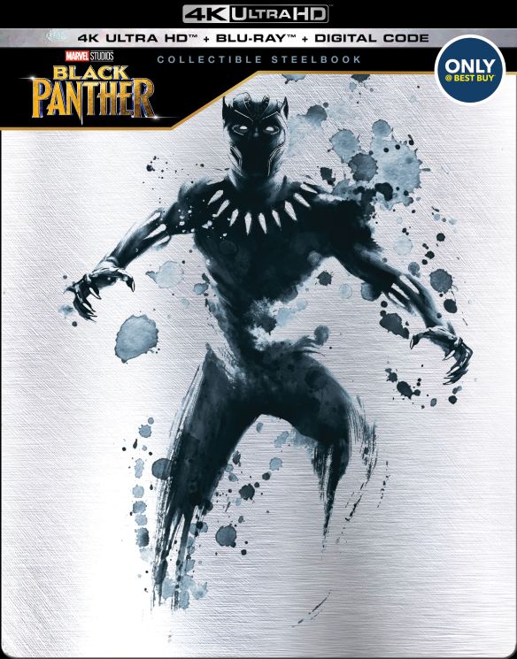  Black Panther [SteelBook] [4K Ultra HD Blu-ray/Blu-ray] [Only @ Best Buy] [2018]