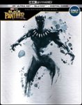 Front. Black Panther [SteelBook] [4K Ultra HD Blu-ray/Blu-ray] [Only @ Best Buy] [2018].