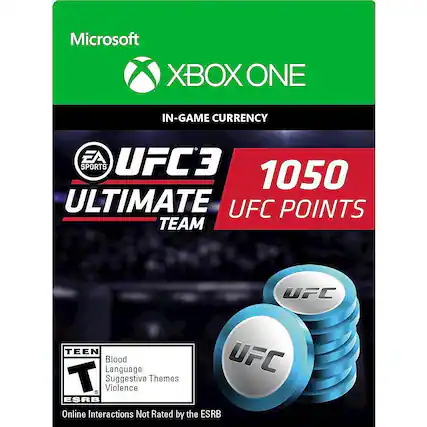 Front. Electronic Arts - 1,050 UFC 3 Points - Multi.