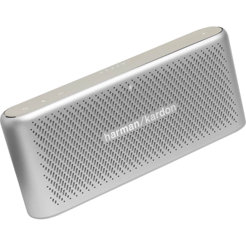 Angle. harman/kardon - Traveler Portable Bluetooth Speaker - Silver.