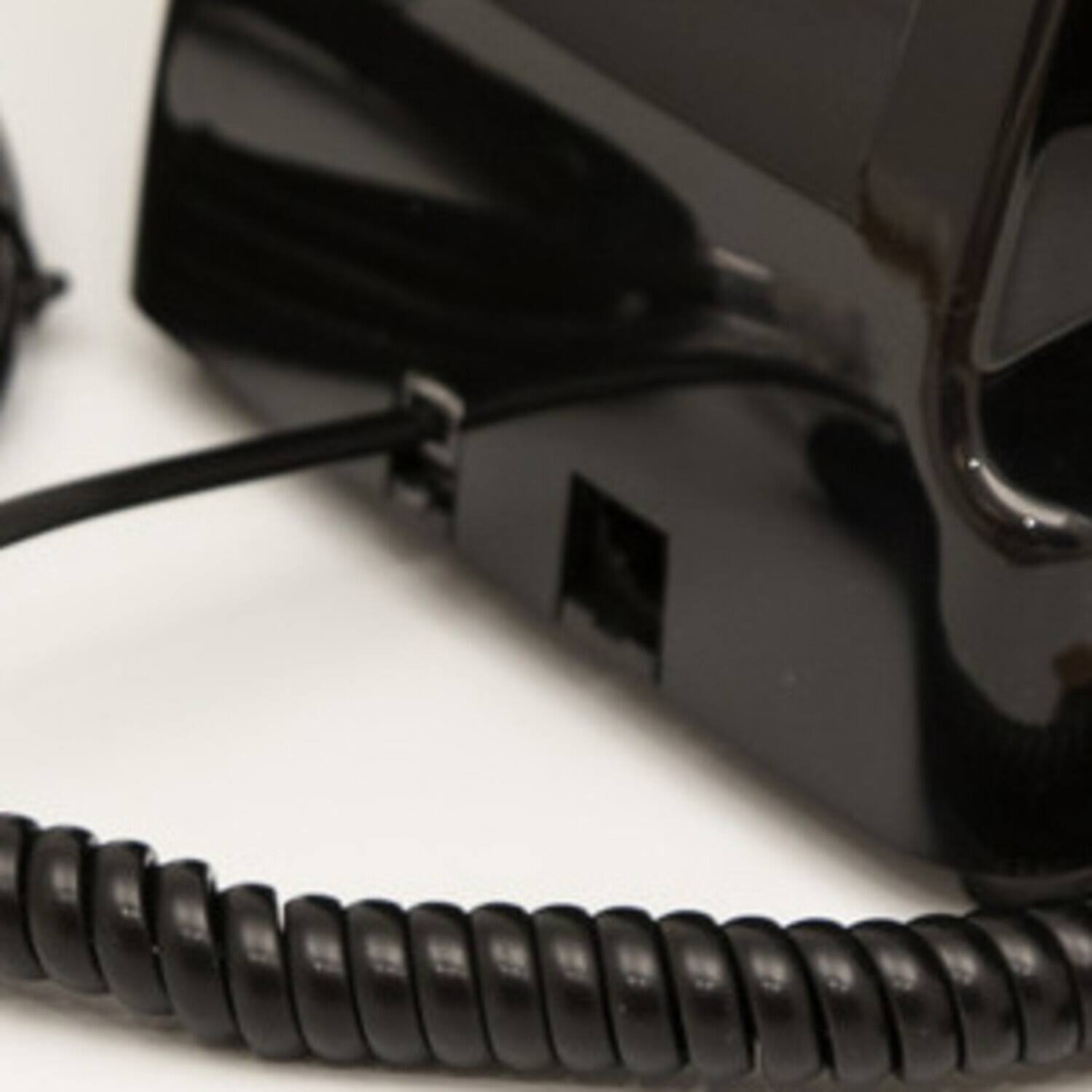 Alt View 2. PopMarket - GPO Retro GPO746WIVR 746 Desktop Rotary Dial Telephone - Black   - MISC ACCESSORY - Black.