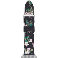 Kate Spade New York - Silicone band for 38/40/41mm Apple Watch® - Black Floral - Black Floral - Angle_Zoom