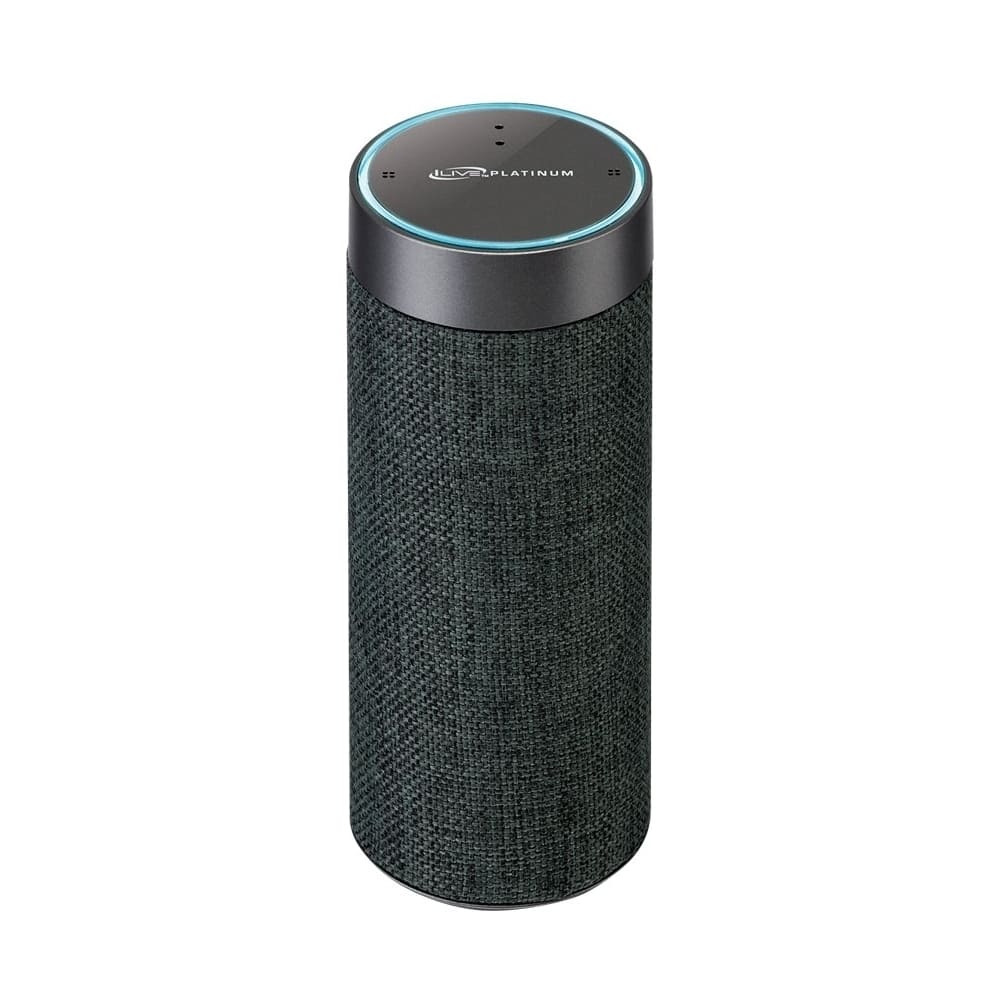 Front. iLive - Platinum Concierge Portable Smart Speaker with Alexa - Dark Gray.