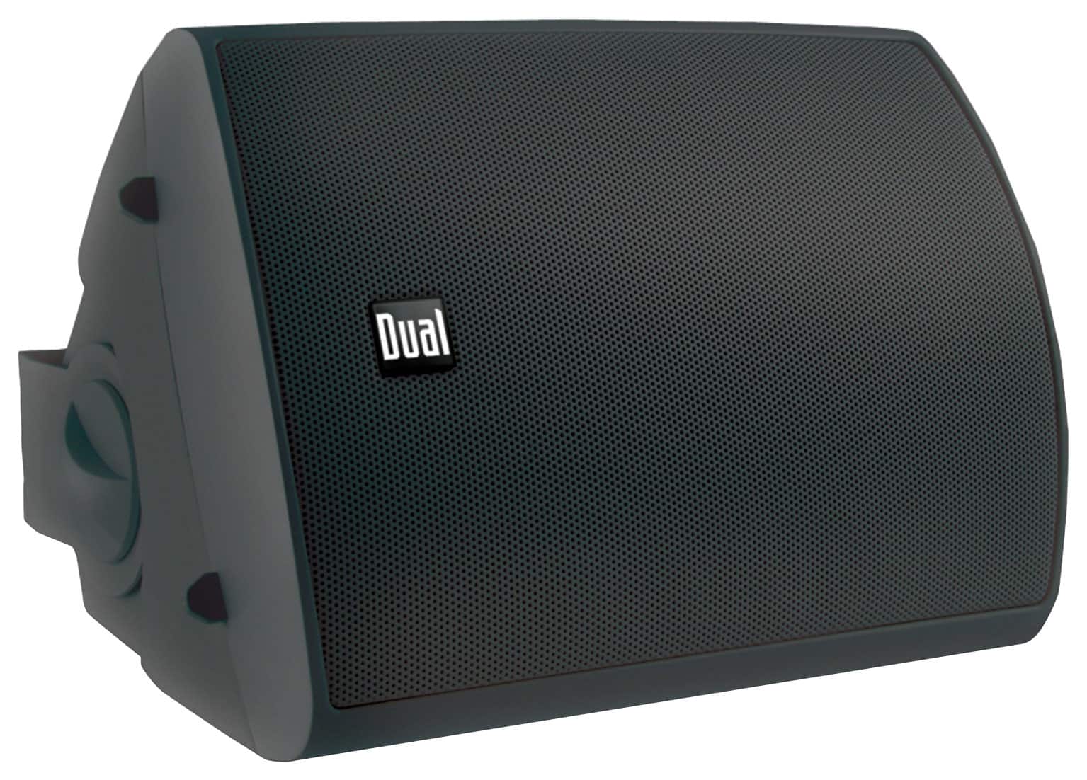 Front. Dual - 3-Way Indoor/Outdoor Speakers (Pair) - Black.
