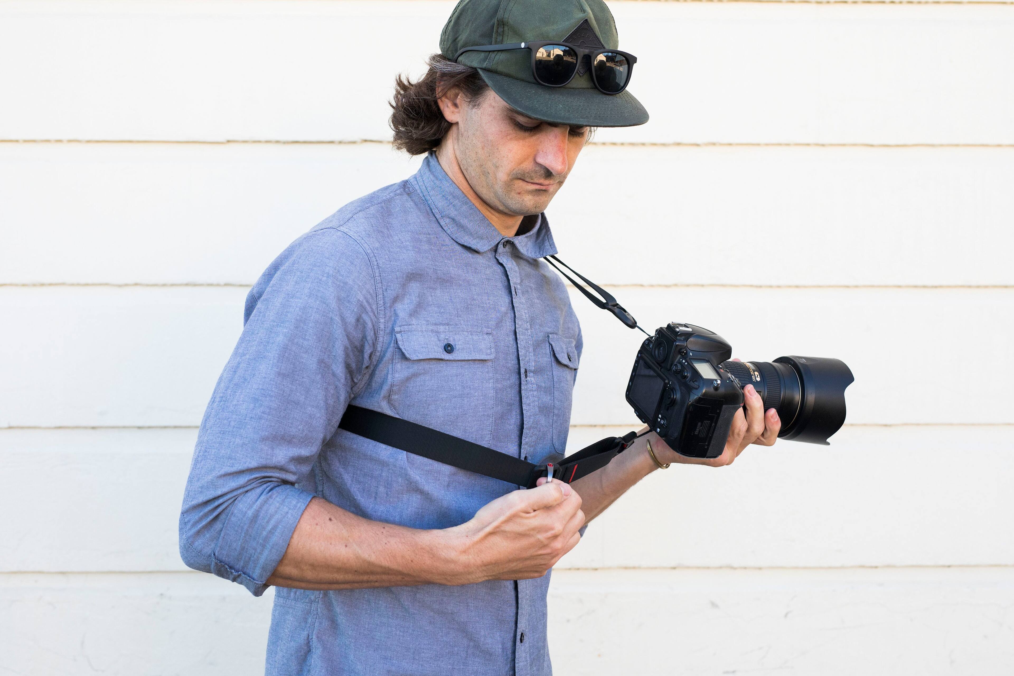 Alt View 19. Peak Design - Slide Camera Strap - Black.