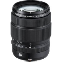 Fujifilm - GF32-64mmF4 R LM WR  Lens - Black - Front_Zoom